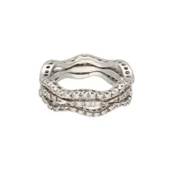 Brillant Ring Wei&szlig;gold 750 - Gr. 53 - Privatbesitz