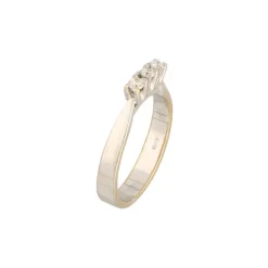 Brillant Ring Wei&szlig;gold 750 - Gr. 54 - Privatbesitz