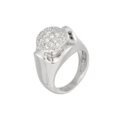 Brillantring Weißgold 750 - Gr. 54 - Privatbesitz