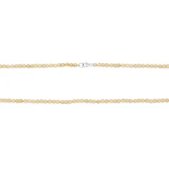 Citrin Collier Silber 925