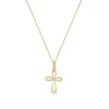 Collier "Kreuz" Gold 585 Zirkonia