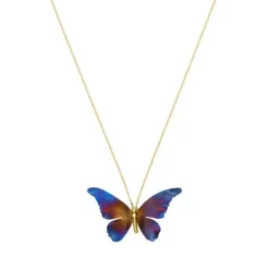 Collier "Schmetterling" Titan/Silber 925 vergoldet
