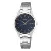 Damen Armbanduhr "Dress" blau Stahl