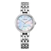 Damen Armbanduhr "L Elegance" ECO Drive perlmutt Stahl