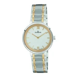 Damen Uhr "COSIMA" Quarz Stahl tlw. gold