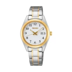 Damen Uhr "DRESS" Quarz Stahl tlw. gold