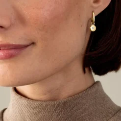 Diamant Anhänger für Creolen Gold 585
