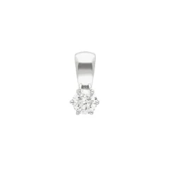 Diamant Anh&auml;nger Wei&szlig;gold 585 Brillant 0,50 ct.