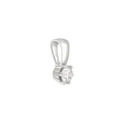 Diamant Anh&auml;nger Wei&szlig;gold 585 Brillant 0,50 ct.