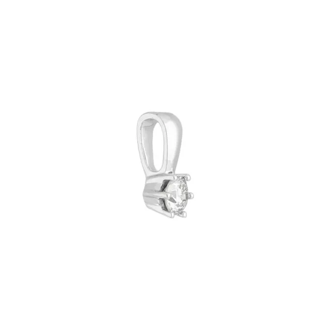 Diamant Anhänger Weißgold 585 Brillant 0,25 ct.