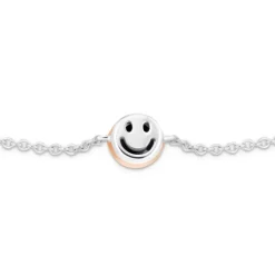 Diamant Armkette "smiley" WG/RG 585 "Soft Peach"