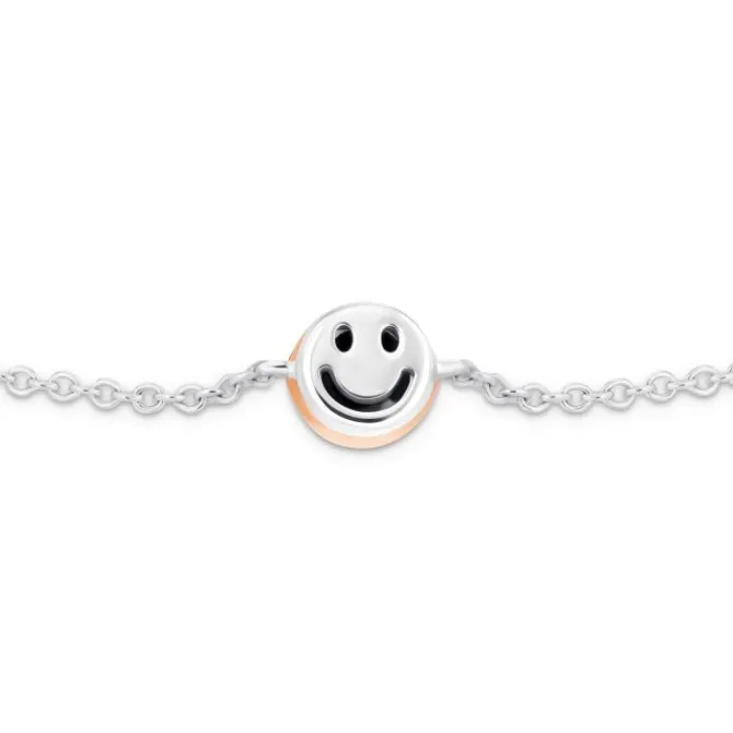 Diamant Armkette "smiley" WG/RG 585 "Soft Peach"