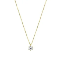 Diamant Collier Gold 585 Brillant 0,25ct.