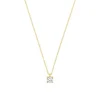 Diamant Collier Gold 585 Brillant 0,10ct.