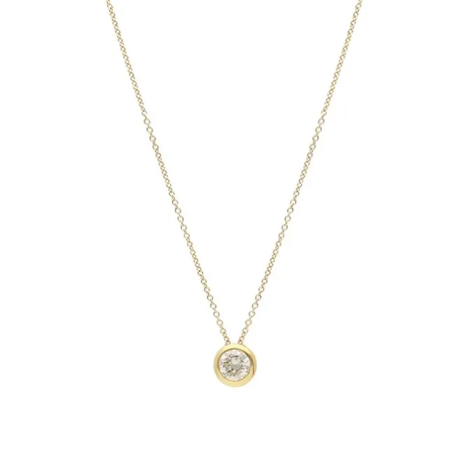 Diamant Collier Gold 585 Brillant ca. 0,50ct.