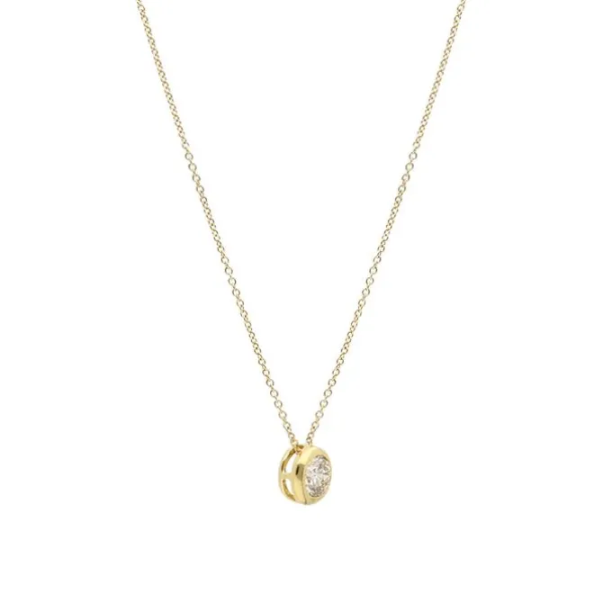 Diamant Collier Gold 585 Brillant ca. 0,50ct.