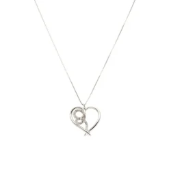 Diamant Collier "Herz" Weißgold 750 - Privatbesitz