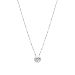 Diamant Collier Weißgold 585 Brillant 0,25 ct.