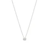 Diamant Collier Wei&szlig;gold 585 Brillant 0,15 ct.