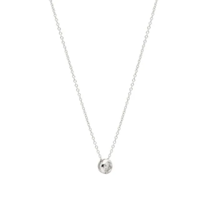 Diamant Collier Weißgold 585 Brillant 0,15 ct.