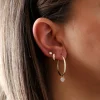 Diamant Einzelstecker Gold 585 Brillant 0,05ct.