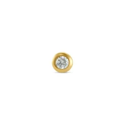 Diamant Einzelstecker Gold 585 Brillant 0,05ct.