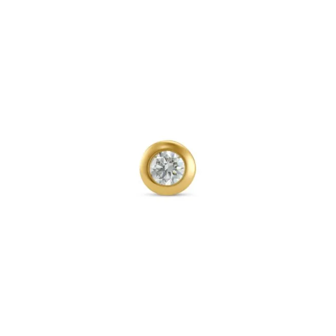 Diamant Einzelstecker Gold 585 Brillant 0,05ct.