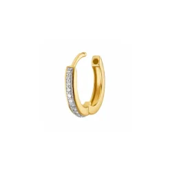 Diamant Klappcreolen Gold 585