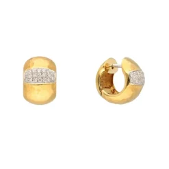 Diamant Klappcreolen Gold 750