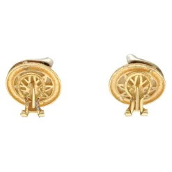 Diamant Mabeperlen Ohrsteckclips Gold/Weißgold 585 - Privatbesitz