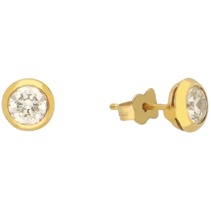 Diamant Ohrstecker Gold 585 Brillant ca. 1,02ct.
