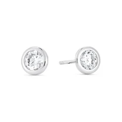 Diamant Ohrstecker Wei&szlig;gold 585 Brillanten 0,50 ct.