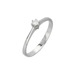 Diamant Ring Weißgold 585 Brillant 10 ct.