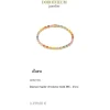 Diamant Saphir Armkette Gold 585