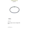 Diamant Saphir Armkette Wei&szlig;gold 585