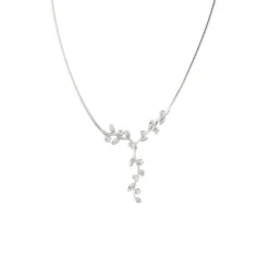 Florales Collier Weißgold 750 - Privatbesitz