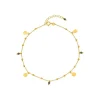 Fu&szlig;kettchen Gold 585 Zirkonia