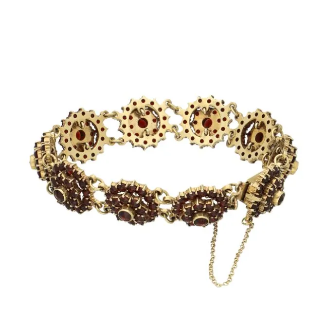 Granat Armband Gold 585 - Privatbesitz
