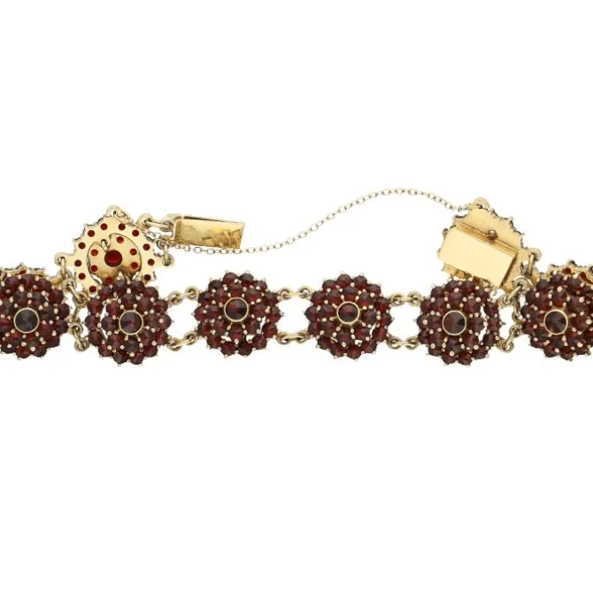 Granat Armband Gold 585 - Privatbesitz