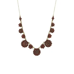 Granat Collier Gold 585 - Privatbesitz