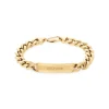 Herren Armband "CLASH" Stahl gold ionenplattiert