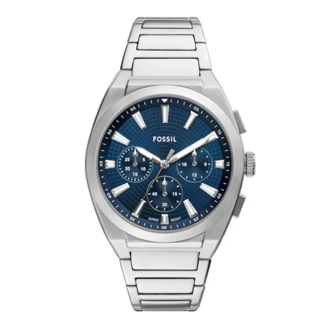 Herren Chronogaph "EVERETT" Quarz Stahl