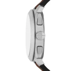 Herren Chronogaph "MACHINE" Quarz Leder braun