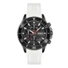 Herren Chronograph "ADMIRAL" Quarz Silikon wei&szlig;