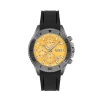 Herren Chronograph "ADMIRAL" Quarz Silikon schwarz