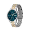 Herren Chronograph "ASSOCIATE" Quarz Stahl bicolor