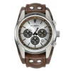Herren Chronograph "COACHMAN" Quarz Leder braun