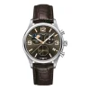 Herren Chronograph "DS-8 MOON PHASE" Quarz Leder braun