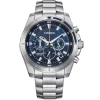 Herren Chronograph Quarz, Stahl