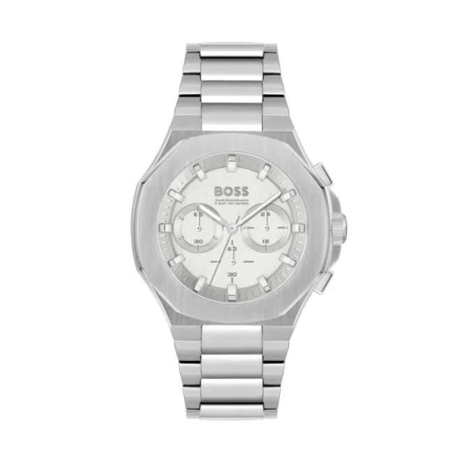 Herren Chronograph "TAPER" Quarz Stahl